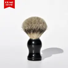 OUMO кисть-лучшая щетка для бритья из барсука с черной пластиковой ручкой