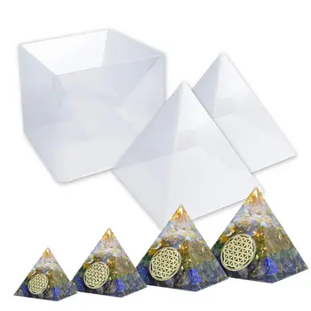 

Large Resin Silicone Pyramid Molds for DIY Jewelry Paperweight Home Decoration