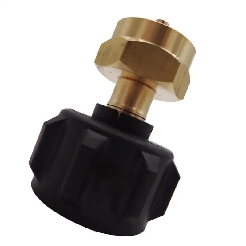 Camping Gas Stove Adapter 1 LB Gas Tank Propane QCC1 Regulator Valve Propane Refill Adapter Outdoor Picnic Barbecue