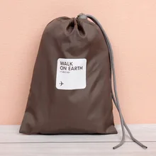 4 шт. многоразовая сумка на шнурке для туалетных принадлежностей, сумка-Органайзер для дома, кемпинга, путешествий, отеля, сумка для хранения