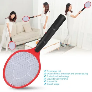 

Mosquito Swatter Mosquito Killer Home Electric Fly Bug Zapper Racket Insects Killer Cordless Battery Power Mosquito Trap Swatter