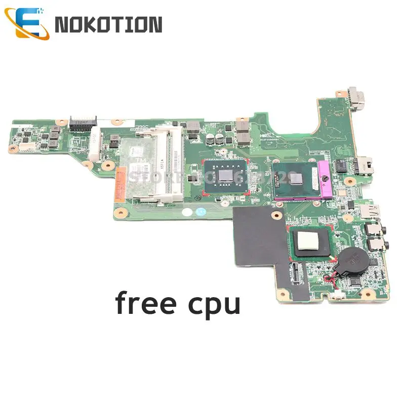 Материнская плата NOKOTION 646174-001 для ноутбука HP 2000 Compaq CQ43 CQ57 01015PN00-600-G DDR3 GM45 бесплатный