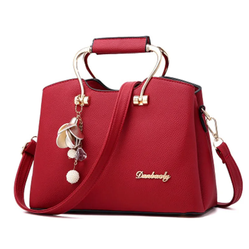 

Women Handbags 2019 Newest Quality Upgrade Messenger bag PU Leather Fashion Sweet Lady High end Shoulder Bag crossbody