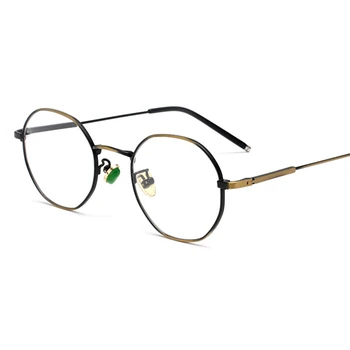 

Fashion Retro Round eye glasses frame Women Men eyeglasses Optical Full Metal eyewear frames Myopia Prescription Korean glasses