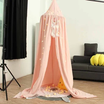 

240cm Height Anti Mosquito Cotton Baby Canopy Mosquito Net Princess Bed Canopy Girls Room Decoration Bed Canopy Pest control Net