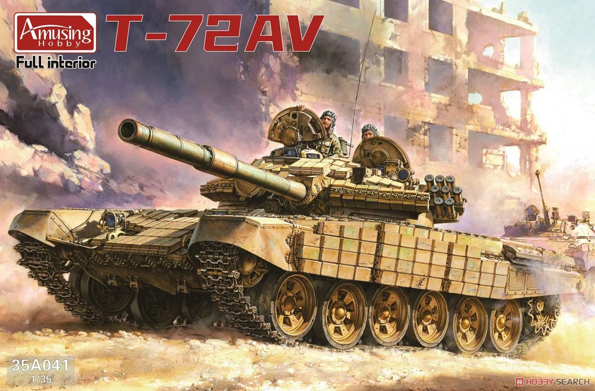 

Amusing 35A041 1/35 Scale T-72AV Full interior Model kit