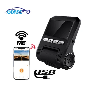

Odare Dual Lens Car DVR WIFI Dashboard Camera Full HD 1080P Dash Cam Night Vision 2 Inch LCD Video Recroder Camcorder