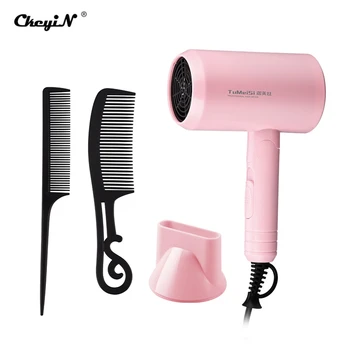 

Foldable Professional Hair Dryer Negative Ionic Blow Dryer Hot Cold Wind Air Brush Hairdryer Strong Power Dryer Salon Style Tool