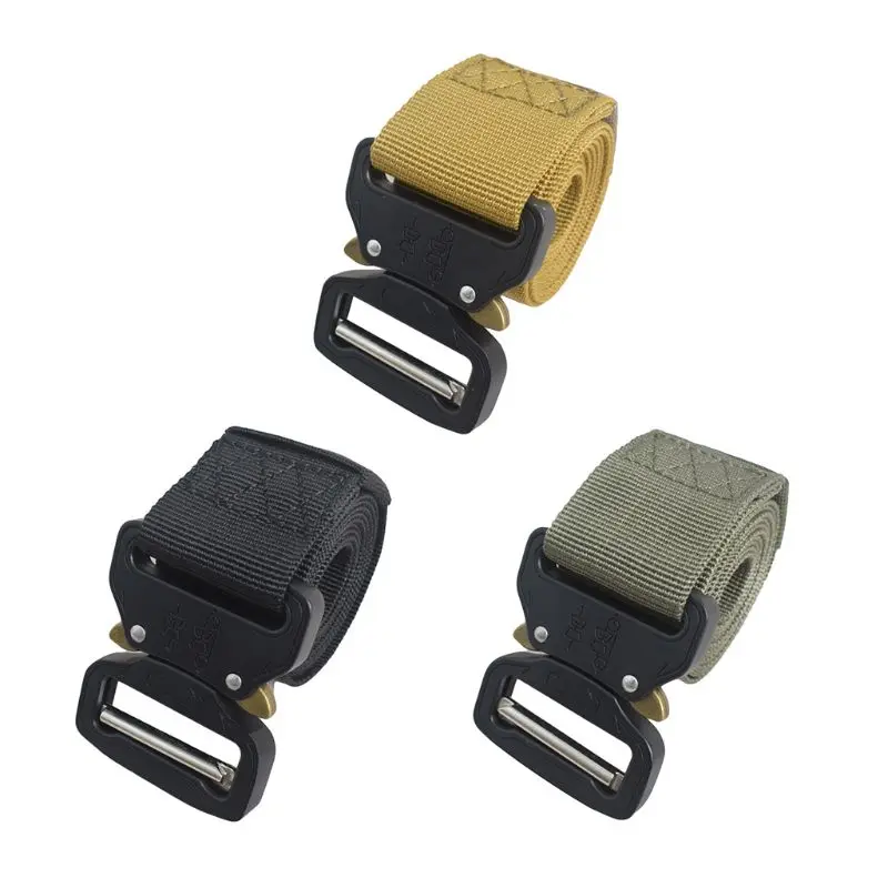 

Women Men Belts Heavy-duty Multi-functional Military Training Outdoor Sport Belt