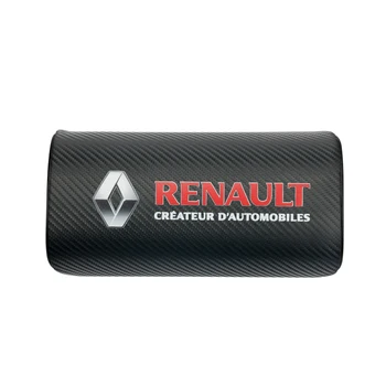 

for Renault Laguna 2 Captur Fluence Megane 2 Megane 3 Scenic car neck pillows both side pu leather single headrest pillow 1pcs