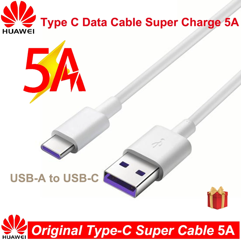 Кабель USB Type-C для быстрой зарядки Huawei p20 5A 0 4 м 1 5 2 | Мобильные телефоны и аксессуары