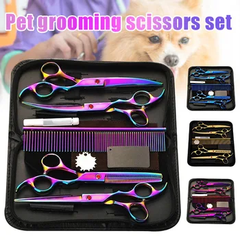 

Hot 4Pcs/Set 7 Professional Salon Scissors Hairdressing Shears Tools Kit VJ-Drop