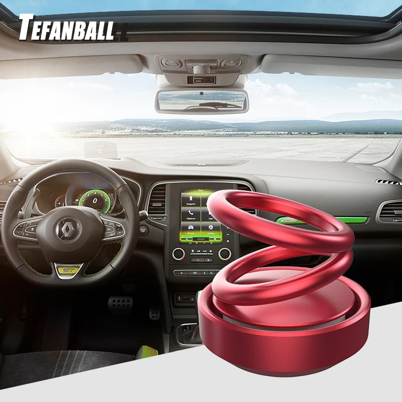 

Car Double Loop Rotary Suspension Dashboard Perfume Seat Air Freshener Auto Aromatherapy Diffuser Car Interior Decor New Arrival