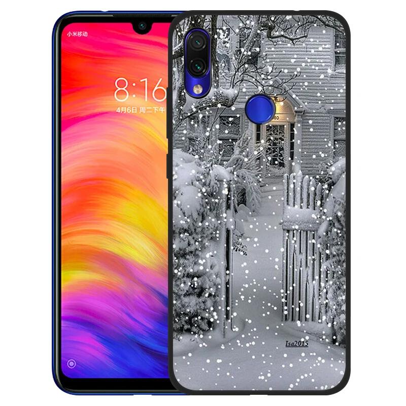 B3 EWAU пейзаж зимний светильник снег силиконовый чехол для телефона Xiaomi Redmi 4A 4X5 plus 5A 6 pro 6A 7 7A S2 GO K20 pro - Цвет: B3