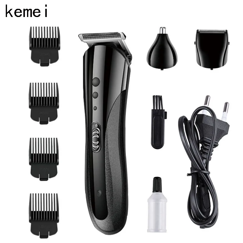 

Kemei hair clipper multi-function razor men's beard razor electric hair clipper hair trimmer 3 in 1 shaver 4