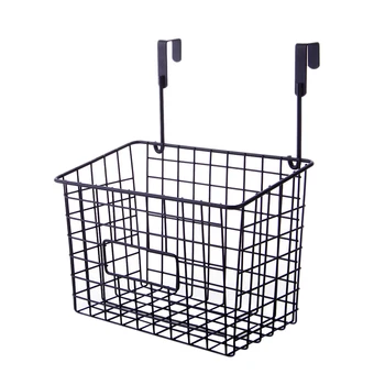 

Over the Cabinet Wall Mount Kitchen Storage Organizer Basket for Aluminum Foil Sandwich Bags Cleaning Supplies