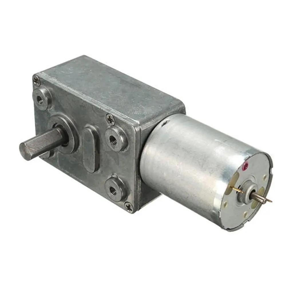 Gw370 Dc 12v 120rpm Высокий крутящий момент турбо червячный редуктор моторный редуктор мотор