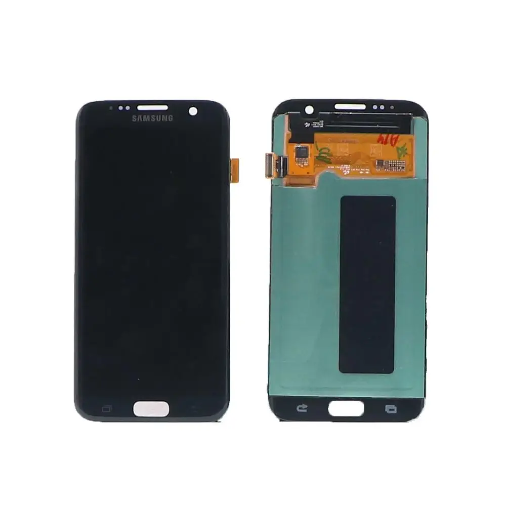 Оригинальный ЖК дисплей 5 дюйма с рамкой для SAMSUNG Galaxy S7 edge G935 G935F сенсорный экран