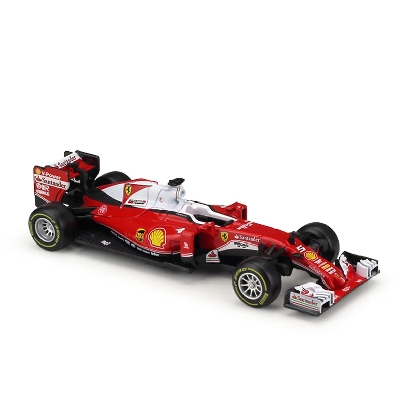 

Bburago 1/43 1:43 2016 F1 Formula 1 Vettel # 5 Racing Car Diecast Display Model Toy For Kids Boys Girls