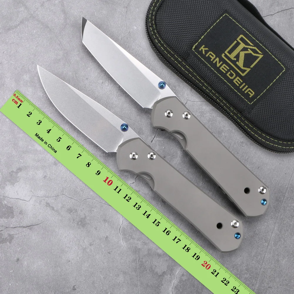 Большой складной нож Sebenza 21 Kanedeiia S35VN лезвие из камня титановая ручка походные