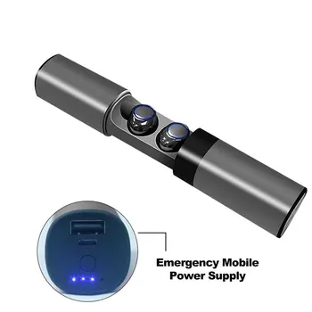 

Stereo Sound Wireless Earphone Sport Waterproof Wireless Headsets Premium Earset With Powerbank Function