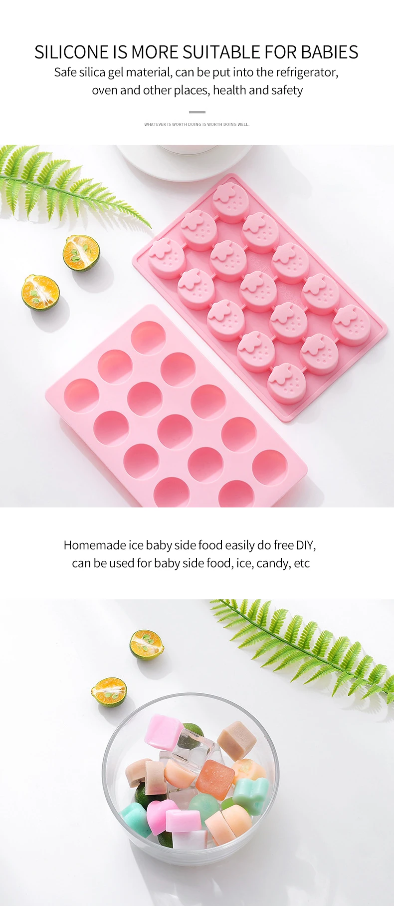 Moule En Silicone Pour Glaçons De Soin Visage - Anti-âge Et Hydratation - Neuf