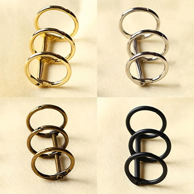 Carpeta de Metal A5 A6 para cuaderno, Clips creativos en espiral para carpeta de archivos, anillo de Clip, Clips de Metal
