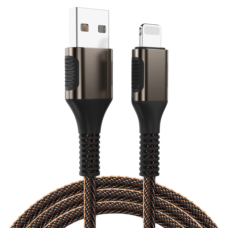 USB кабель для быстрой зарядки iPhone провод 1 м 2 передачи данных 4 А|Кабели данных| |
