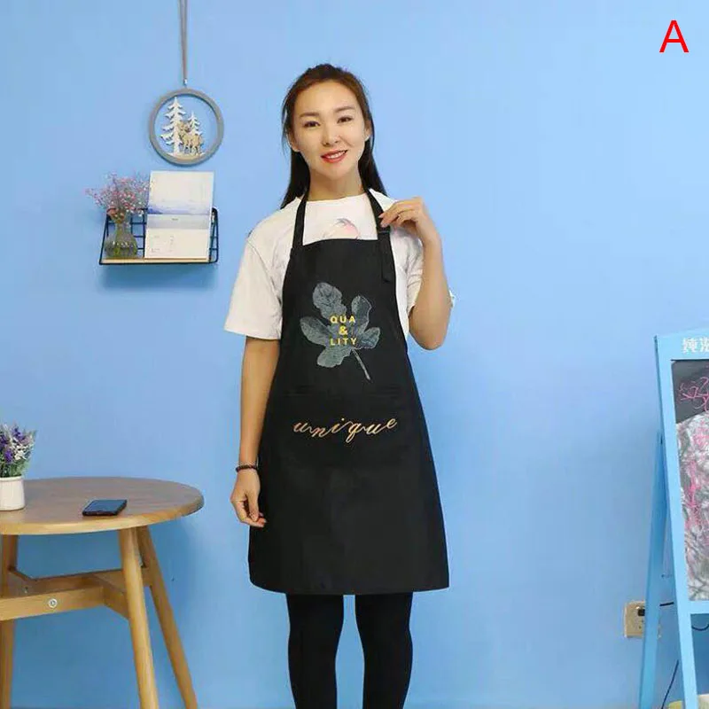 Nordic Style Cooking Kitchen Apron For Woman Men Chef Waiter Cafe Shop BBQ Hairdresser Aprons Bibs Kitchen Accessory