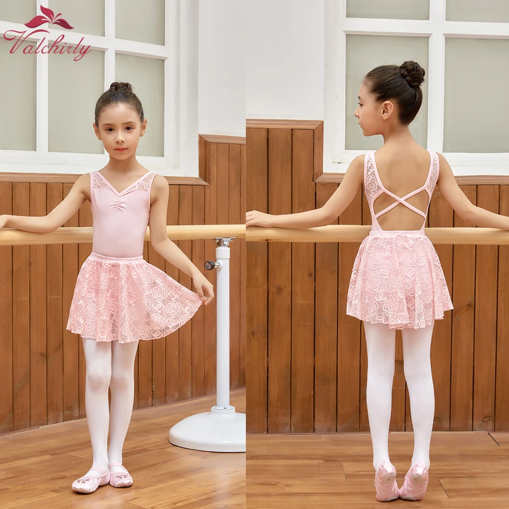 de bailarina para niña, de encaje falda, colores negro y morado, novedad|Ballet| - AliExpress