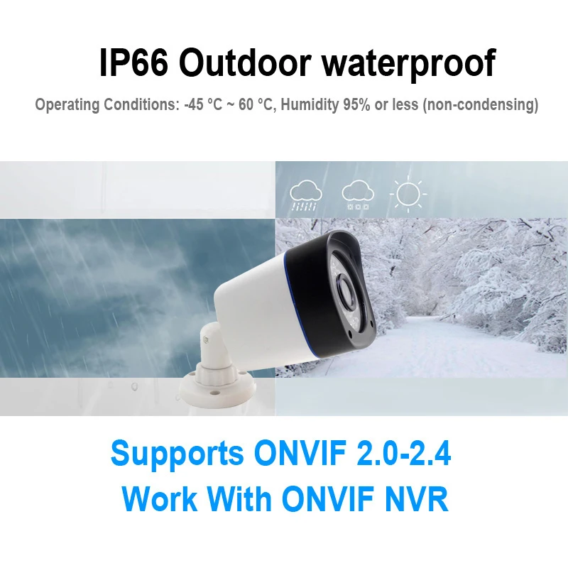 JIENUO 5MP HD POE IP камера Аудио ночное видение инфракрасный открытый водонепроницаемый Cctv видеонаблюдения IPCam HD домашняя камера