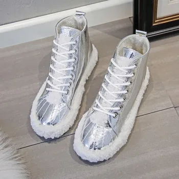 

2020 Spring British Style Leather Shoes Women Square Heel Flat Platform Shoes Woman Lace-Up Oxford Shoes Walking shoes E16-48