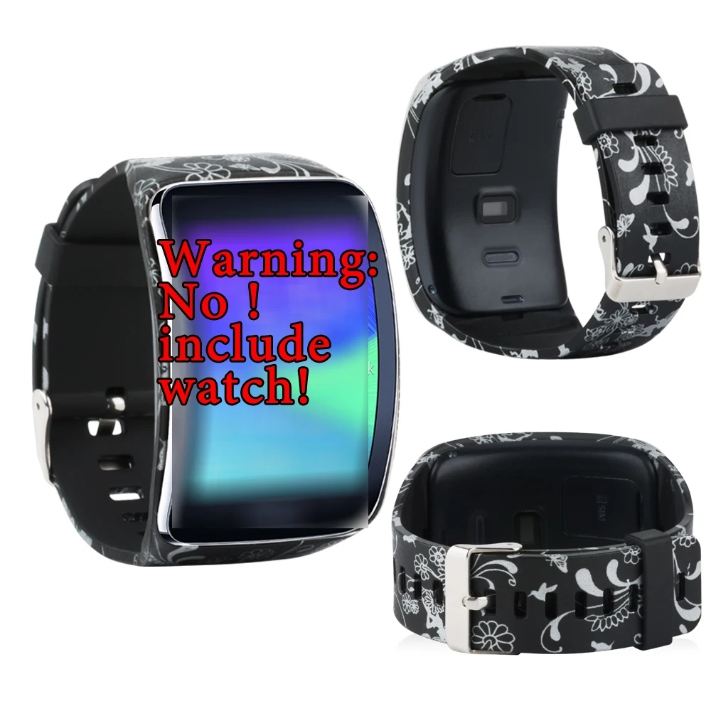 Для Samsung Galaxy Gear S R750/GEAR MR 750 сменный ремешок умный Браслет из мягкого ТПУ | Отзывы и видеообзор