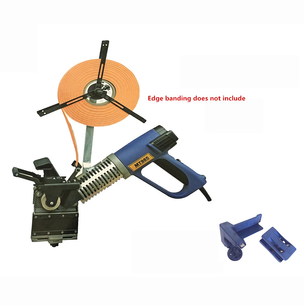 

220V Portable Edge Banding Machine Curve Straight Manual edger Woodworking Edge sealing machine 2000W MT985 Y