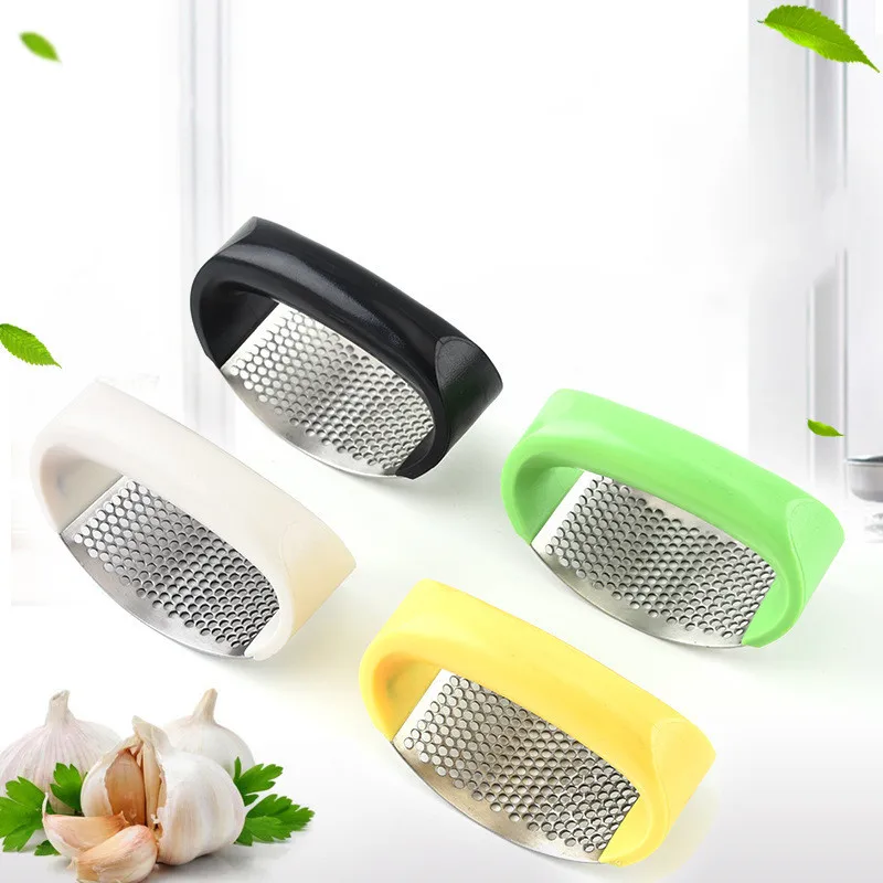 1pcs Stainless Steel Garlic Press Manual Grinder Grater Ginger Kitchen Accessories Chopper | Дом и сад