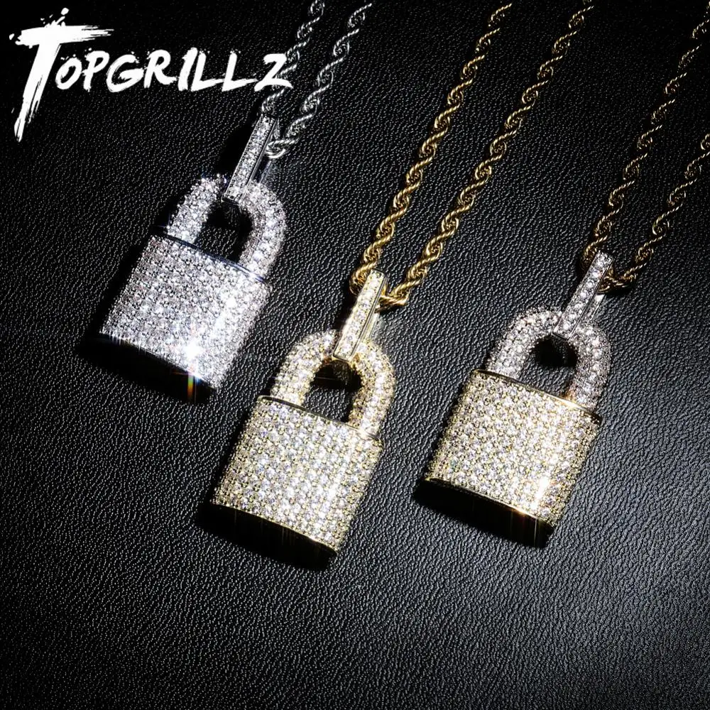 Мужская подвеска в стиле хип-хоп TOPGRILLZ ожерелье со льдом и кубическим цирконием