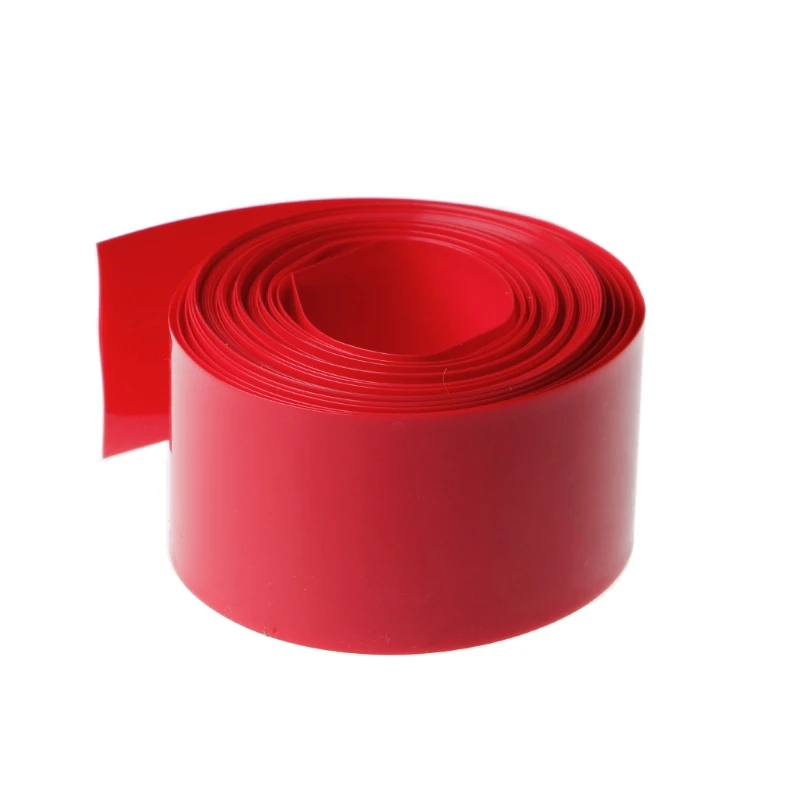 

5m PVC Heat Shrink Tubing Tube Wrap Kit For 18650 18500 Battery Flat Round 18.5mm J6PD Wholesale dropshipping