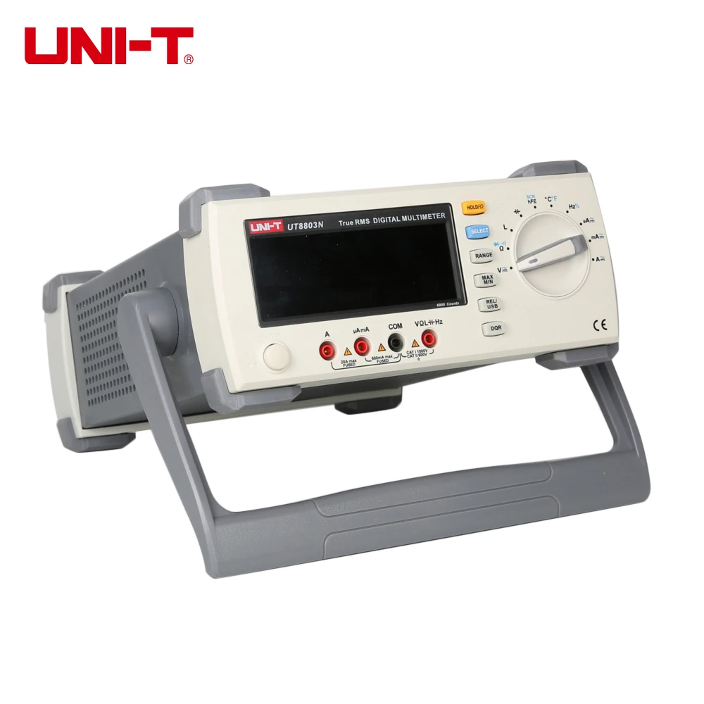 UNI T UT8803N Настольный верхний мультиметр DMM True RMS EBTN DCV/ACV/DCA/ACA Омметр индуктивность
