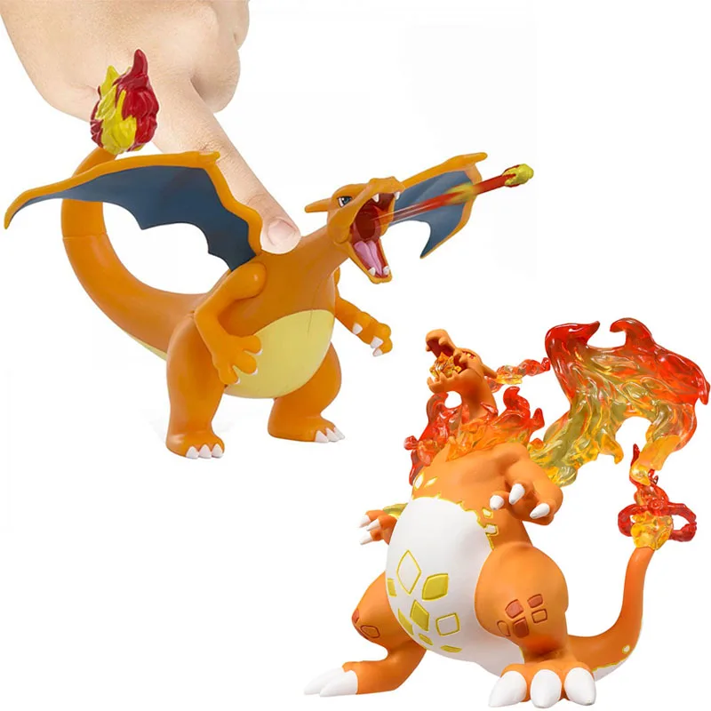 Anime Sword And Shield Pokemon Mega Charizard Action Figure Model Toys Charizard Pokemon Anime Figure Dolls Giocattoli Regali Per Bambini