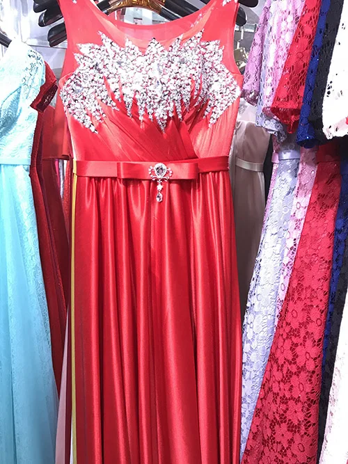 Вечерние платья длинное платье для выпускного торжественное платье vestidos de festa - Цвет: red