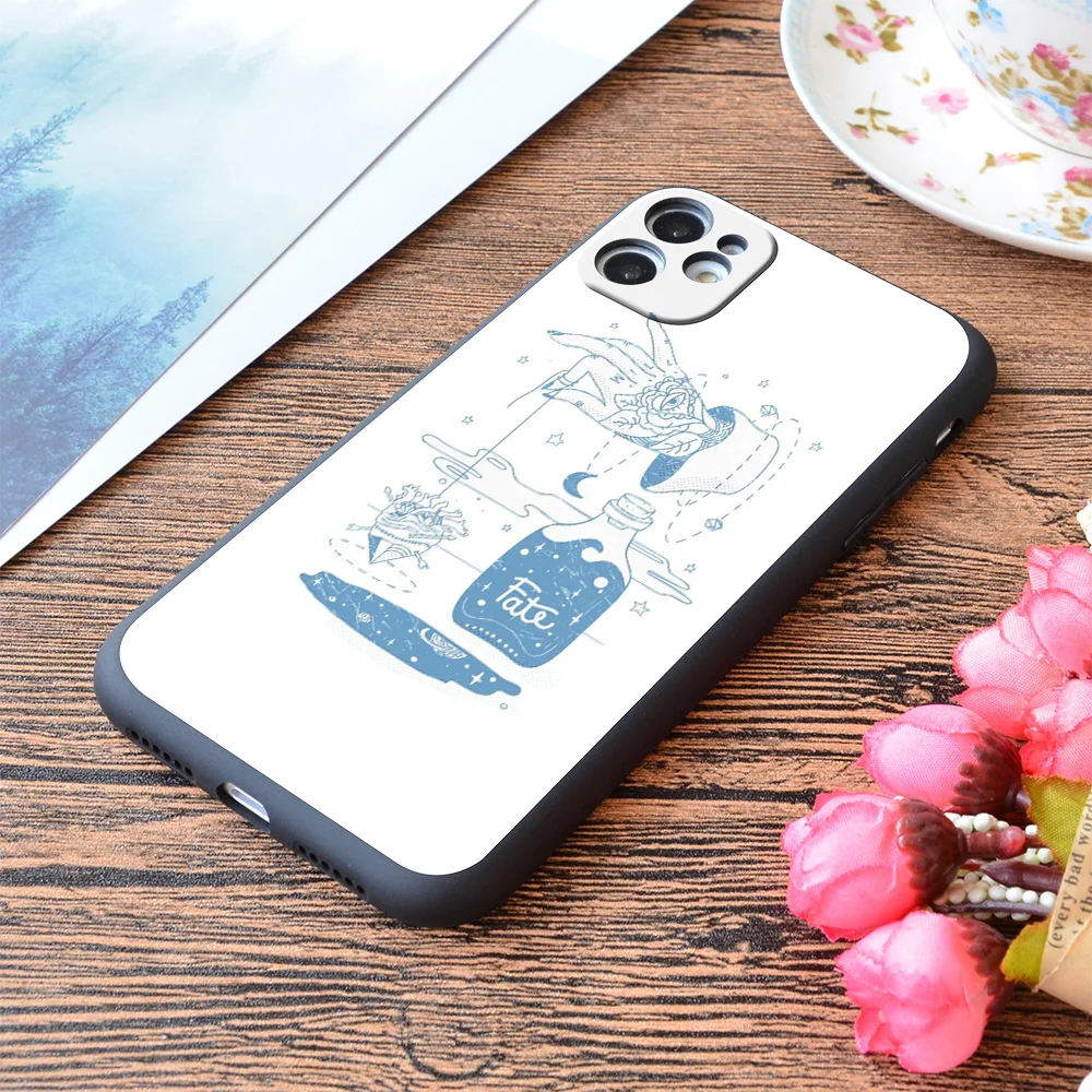 

For iPhone Future Hand Light Blue Version Print Soft Matt Apple iPhone Case