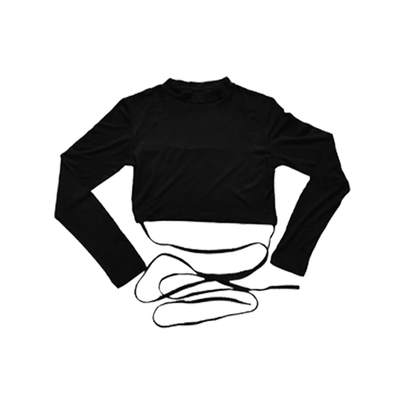 girls tops Новая одежда в стиле хип-хоп для детей; сценический костюм; уличная одежда; Детские костюмы для джазовых танцев; одежда для бальных танцев; DQS3065 - Color: girls tops