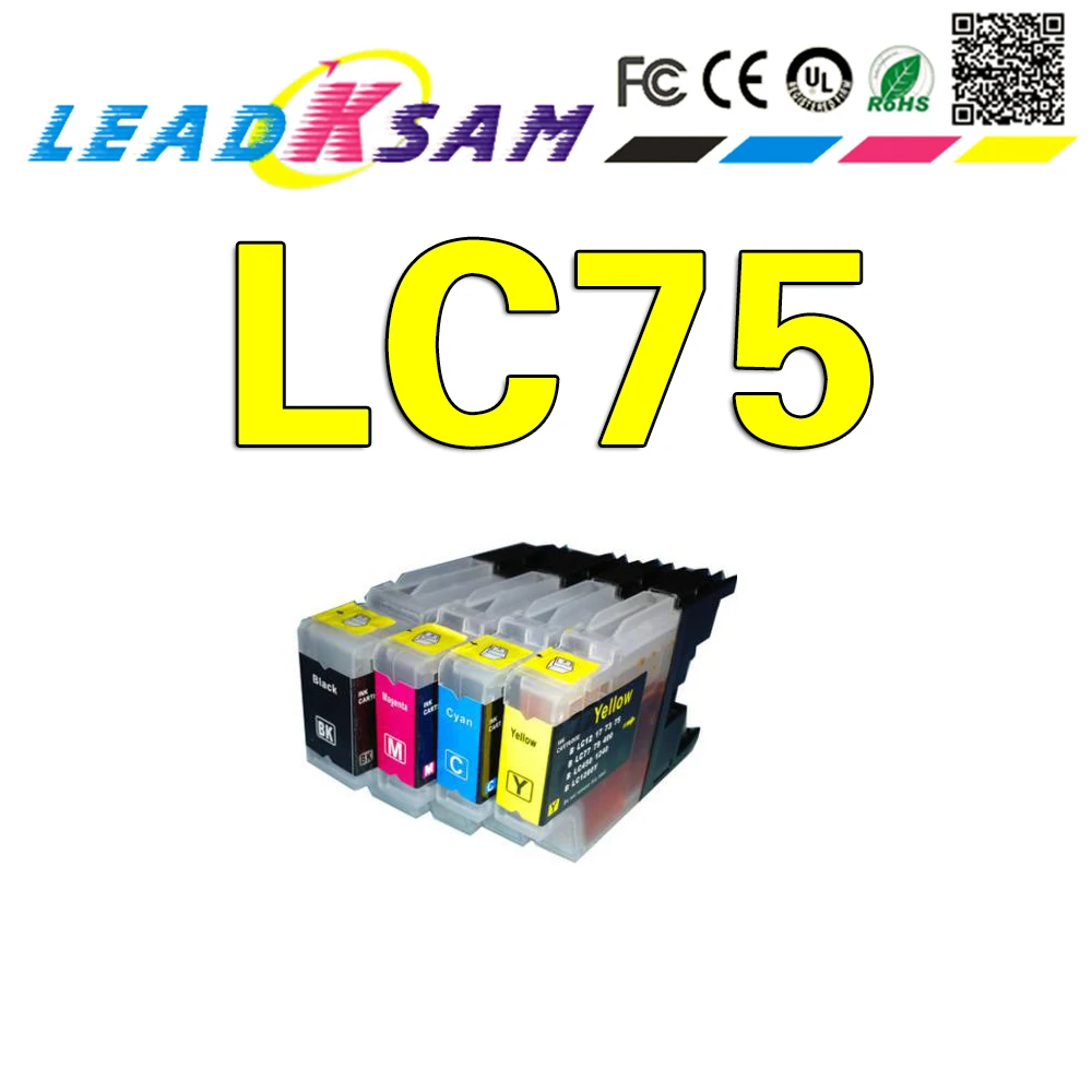 Lc75 Lc71 Ink Cartridge Compatible For Brother Mfcj280w J425w J430w