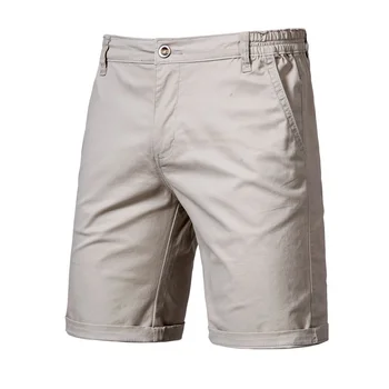 100% Cotton Solid Shorts for Men