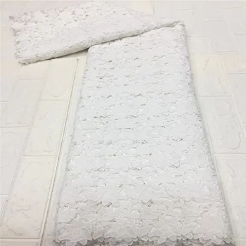 

Pure White SJD Lace, Guipure Cord, High Quality Lace, Nigerian African, Lace Fabric Punch, Water Soluble For Party Supplies