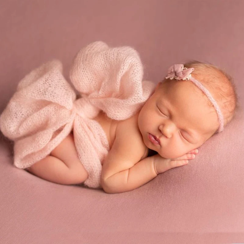 Newborn Photography Props Accessories for Baby Boy Girl Pose Butterfly Belt Photo Birthday Gift First Picture Shoot Decoration - 3