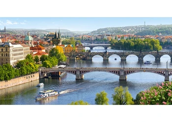 

5D DIY Diamond Painting Vltava Bridges In Prague Crystal Embroidery Cross Stitch Needlework Diamond Mosaic Hobbies Decor Gift
