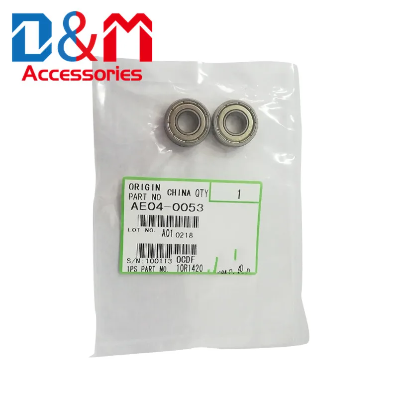 

10 наборов = 20 штук Нижний Ролик подшипника AE03-0053 для Ricoh 2060 2075 MP8001 6500 7500 8000 7001 установка термозакрепляющего устройства Давление подшипник