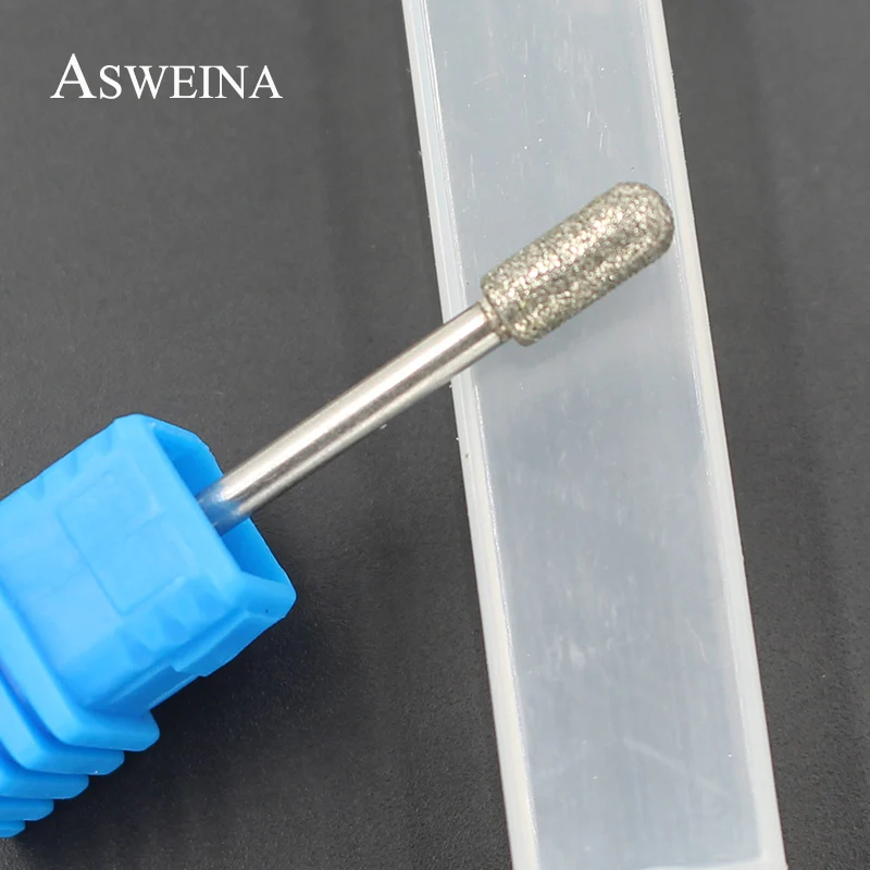 ASWEINA 3 размера алмазные сверла для ногтей с гладкой поверхностью Фрезер резак