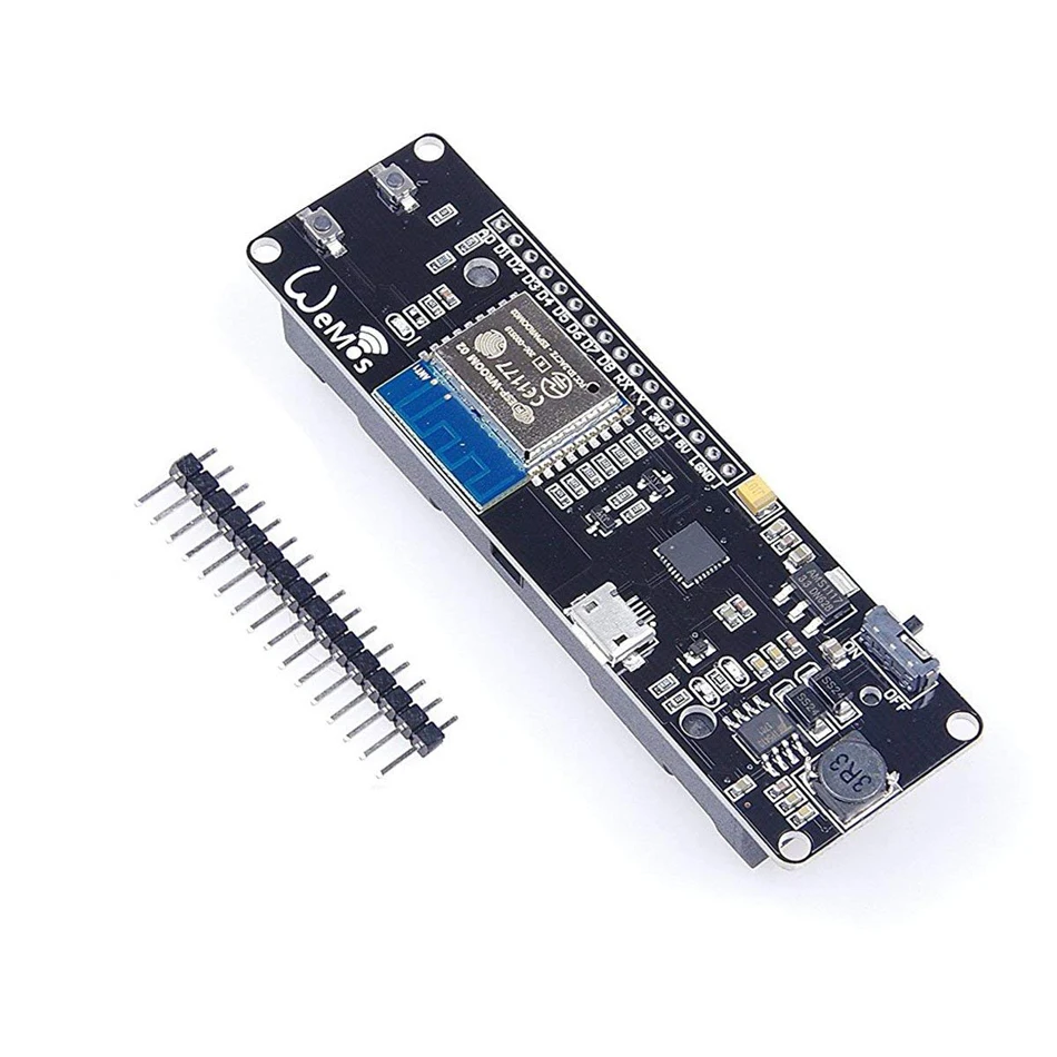 Wemos D1 Mini WiFi модуль ESP8266 с 186 50 слотом для батареи ESP WROOM 02 материнская плата